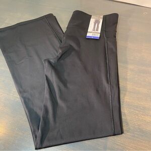 GapFit Flare Leggings | Black | High Rise | Side Pockets | NWT | L